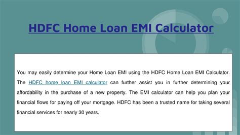 no cost emi calculator hdfc